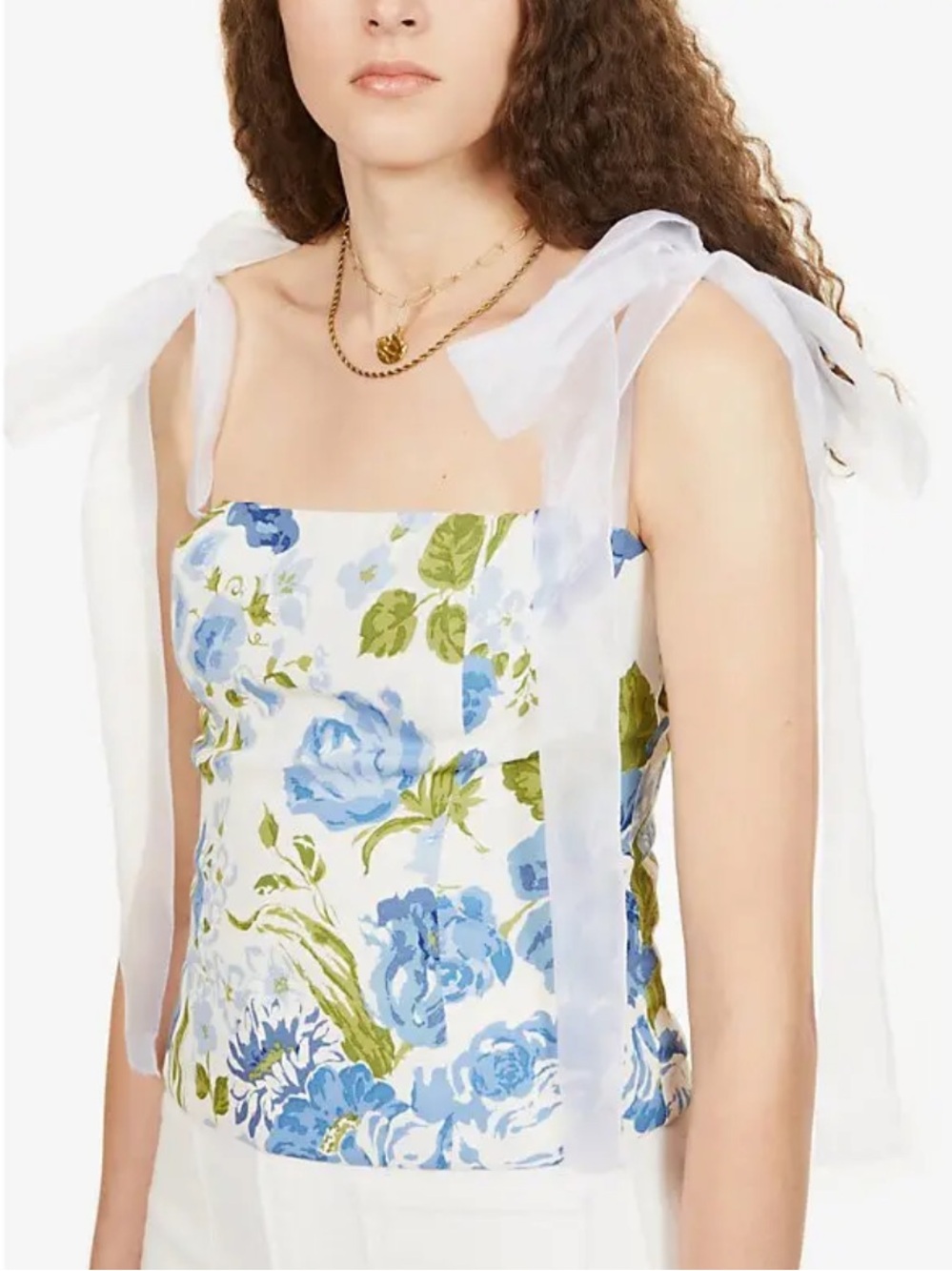 Reformation Zoey Floral print Woven Top 4